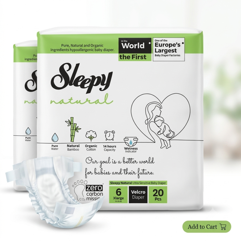 SLEEPY NATURAL #6 20 UNIDADES 15-25 KG