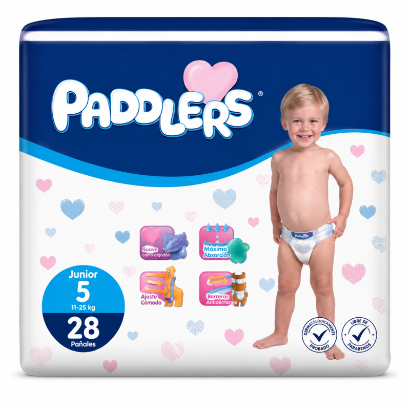 PAÑAL DE BEBE JUNIOR 28 UNI  ( #5 )