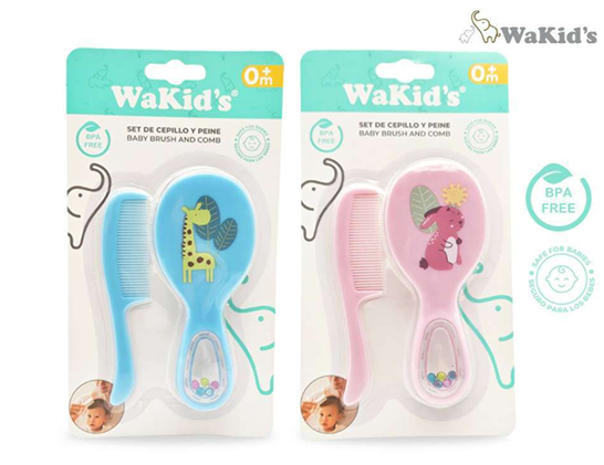 SET DE CEPILLO Y PEINE PARA BEBE