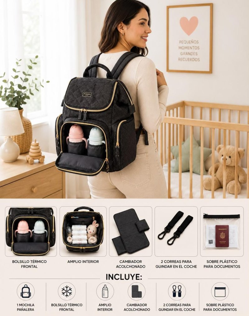 MOCHILA PAÑALERA