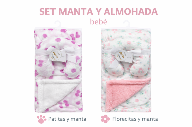COBIJA C/SOPORTE DE CUELLO P/BEBE