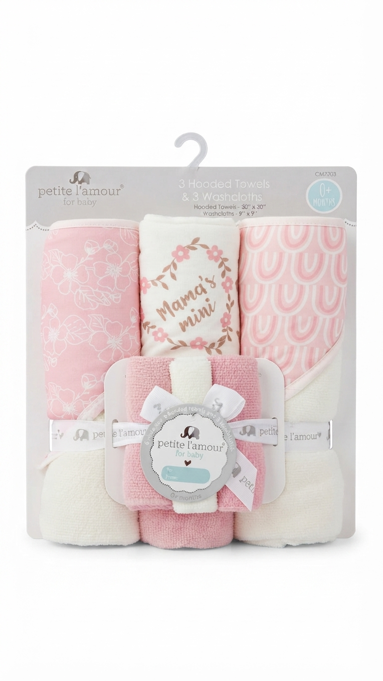 SET DE TOALLAS PARA BEBE