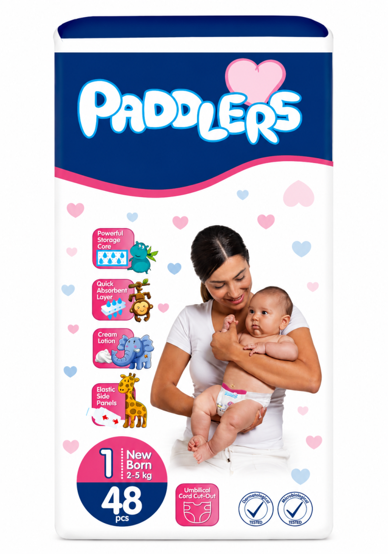 PAÑAL PARA BEBE NEWBORN 48 UNI. ( #1 )