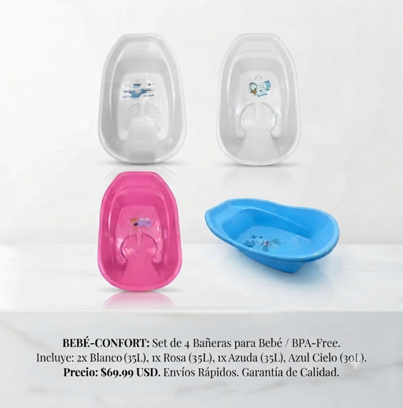 BAÑERA PLASTICA PARA BEBE