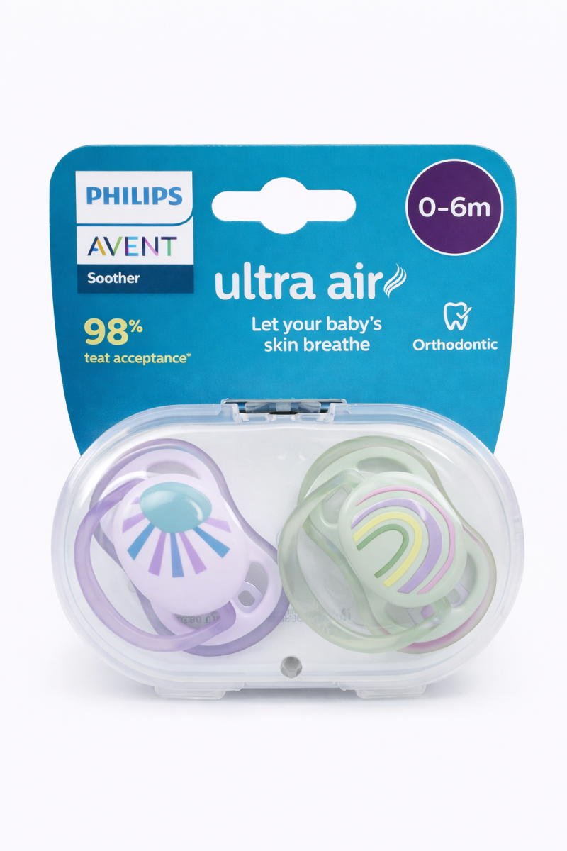 set de chupetes Philips Avent Ultra Air (0–6 meses)