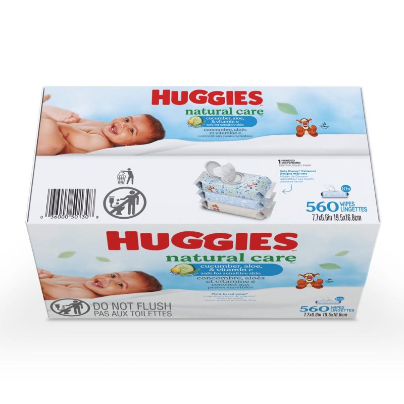 Huggies Natural Care Toallitas Húmedas 10 Paquetes / 56 Unidades