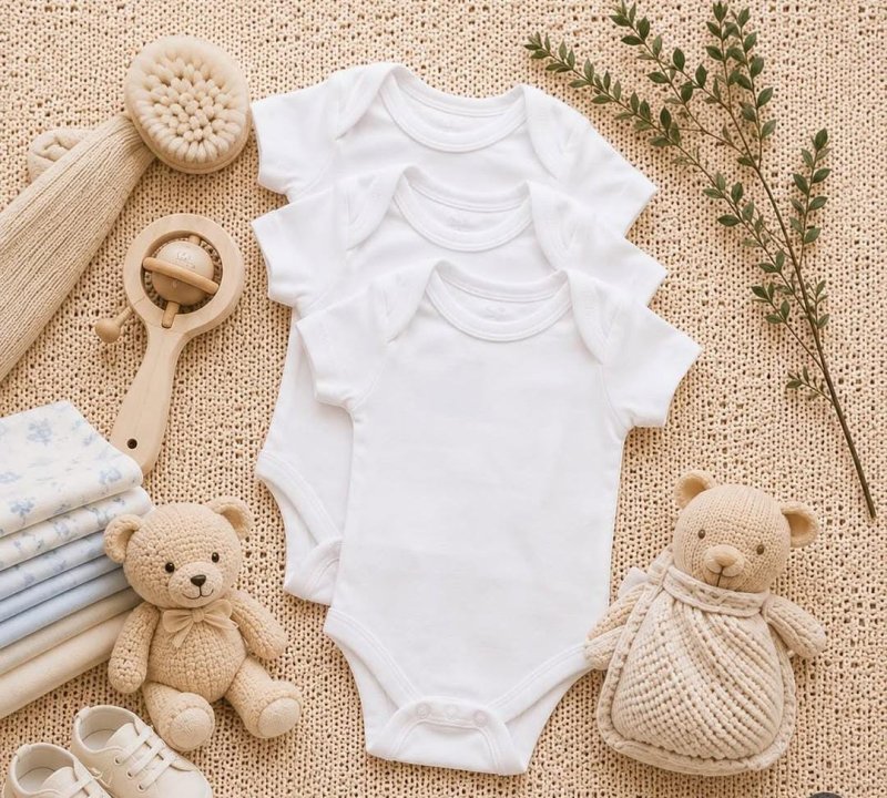 SET 3 BODY BLANCO PARA BEBE