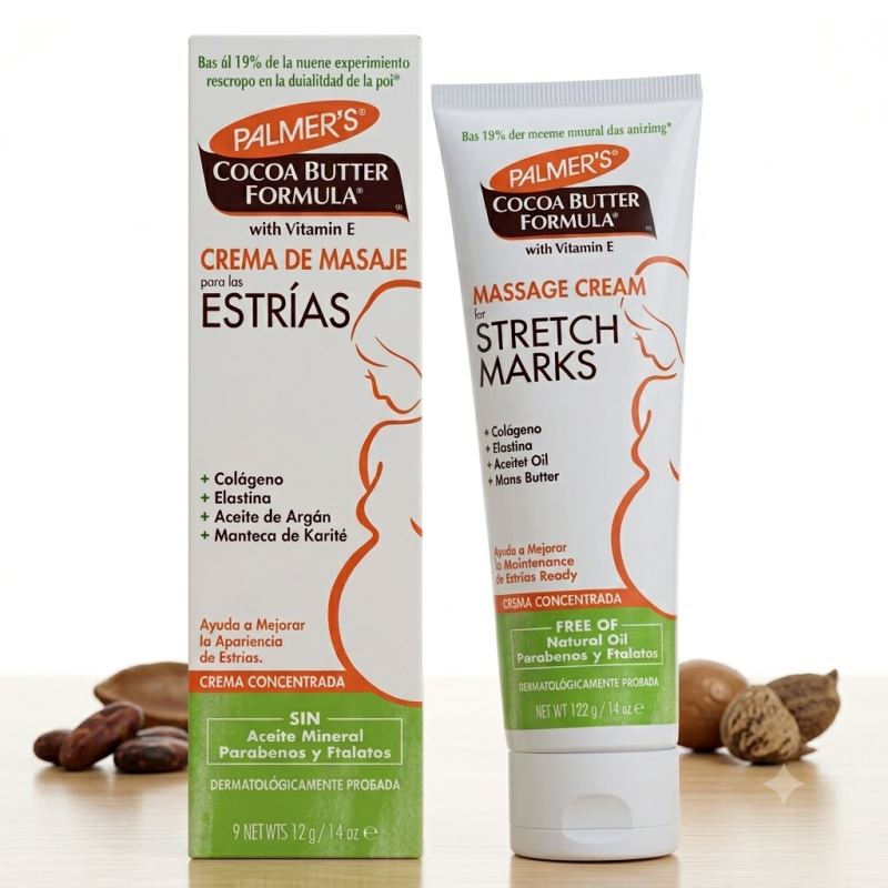 Palmer's Crema de Masaje para Estrías – Tratamiento Concentrado Localizado (125g / 4.4 oz)