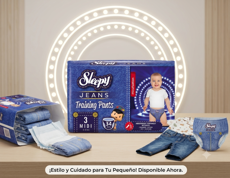 Sleepy Jeans Training Pants  #3 34 PCS 4-9 KG