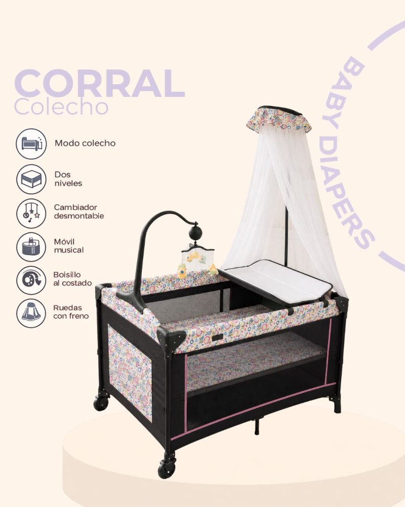 CORRAL PARA BEBE COLECHO